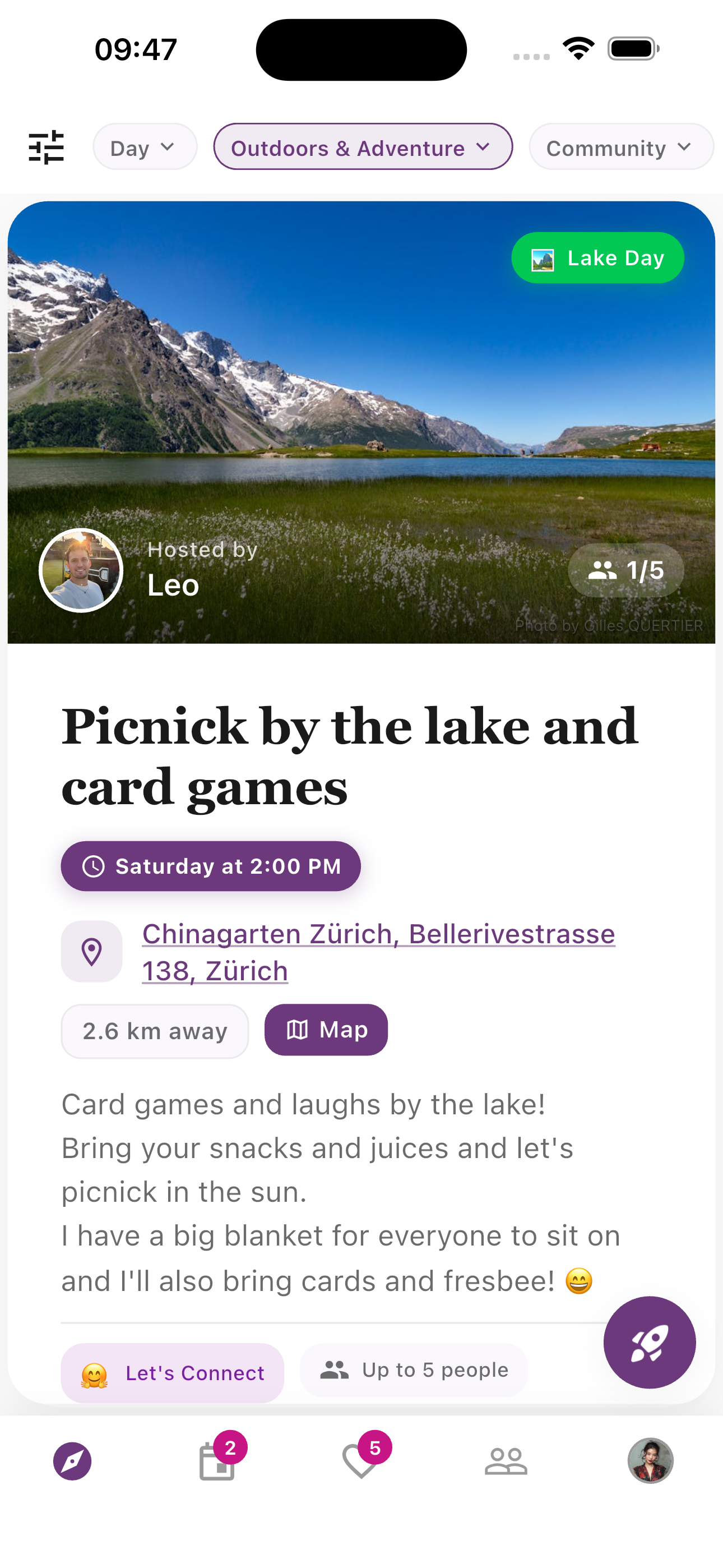 Browse activity variety